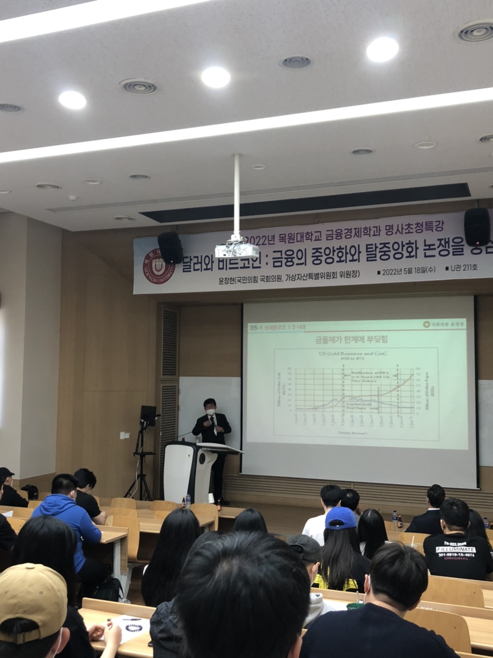 2022년 목원대학교 금융경제학과 명사초청특강(국민의 힘 윤창현 의원) 게시글의 1 번째 이미지