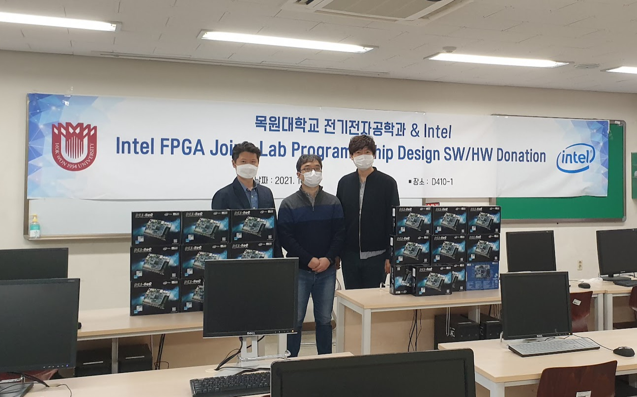 전기전자공학과, Intel FPGA Joint Lab 선정 및 기증식 게시글의 1 번째 이미지