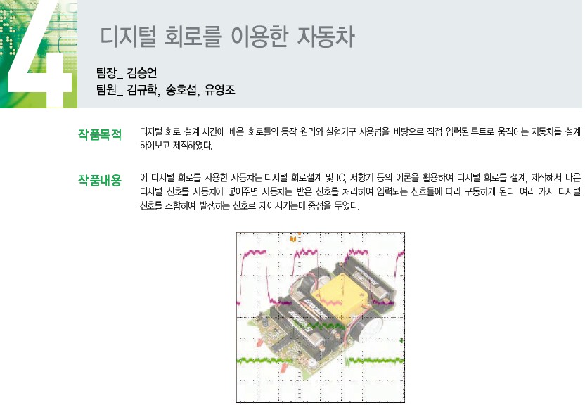 [2009] 디지털 회로를 이용한 자동차 게시글의 1 번째 이미지