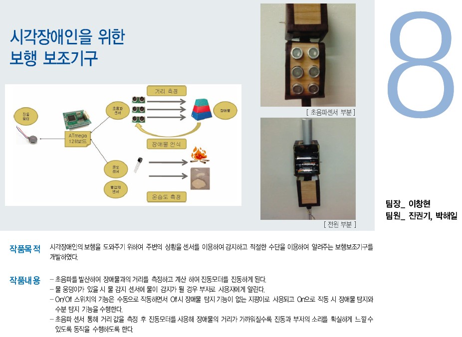 [2009] 8조_시각장애인을 위한 보행 보조기구 게시글의 1 번째 이미지