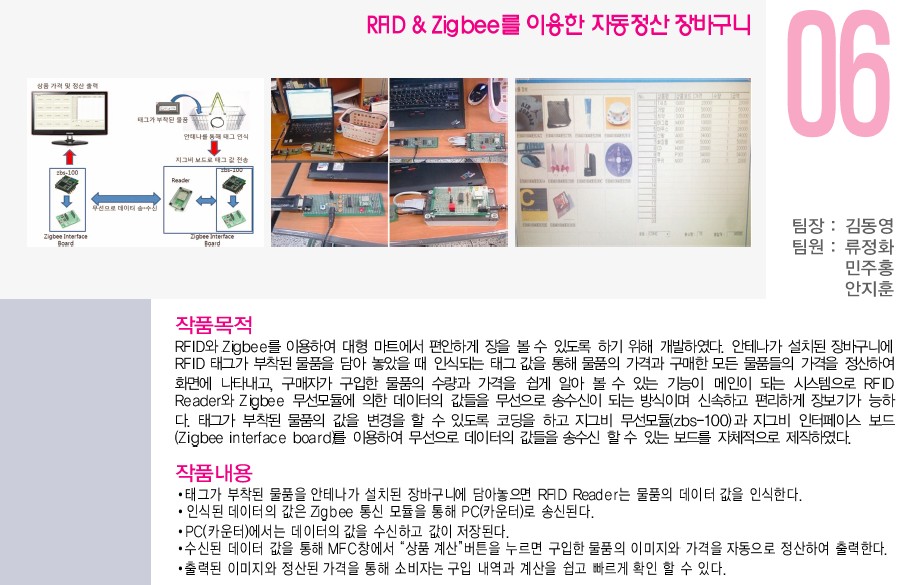 [2010] 6조_RFID&Zigbee를 이용한 자동정산 장바구니 게시글의 1 번째 이미지