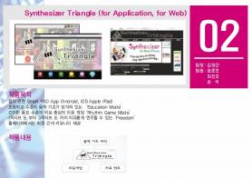 [2011]2조: Synthesizer Triangle(for Application, for Web) 이미지