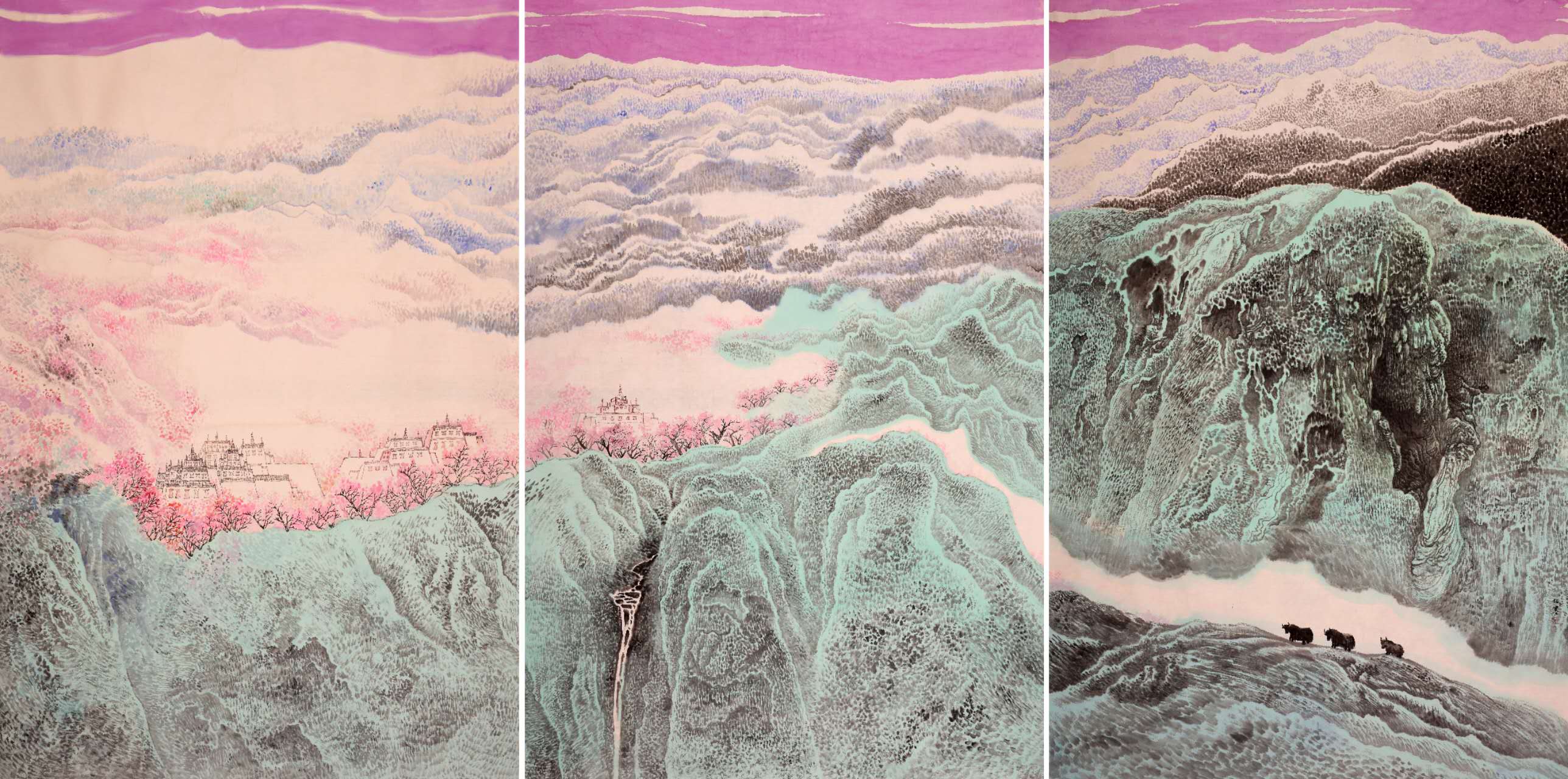 한국화전공- 박사과정 연구작품전 